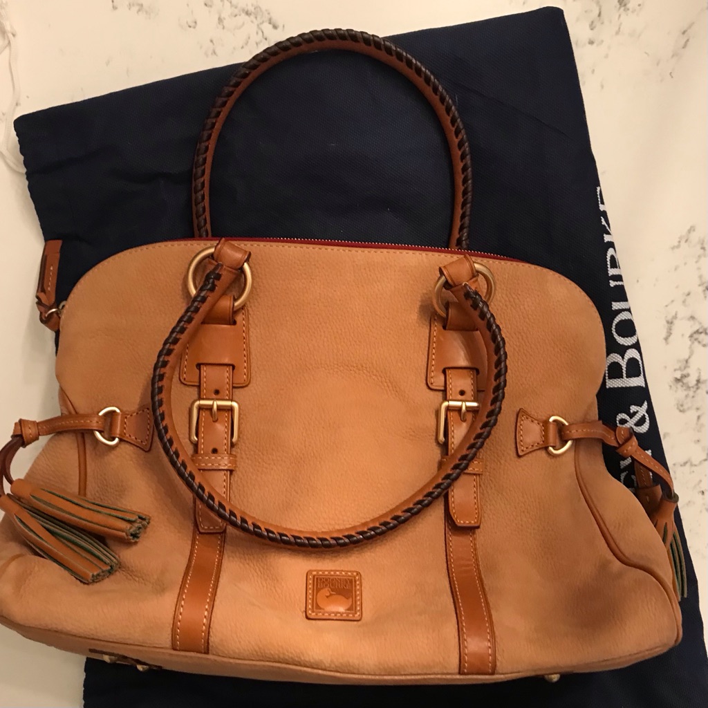 Dooney And Bourke Domed Buckle Satchel